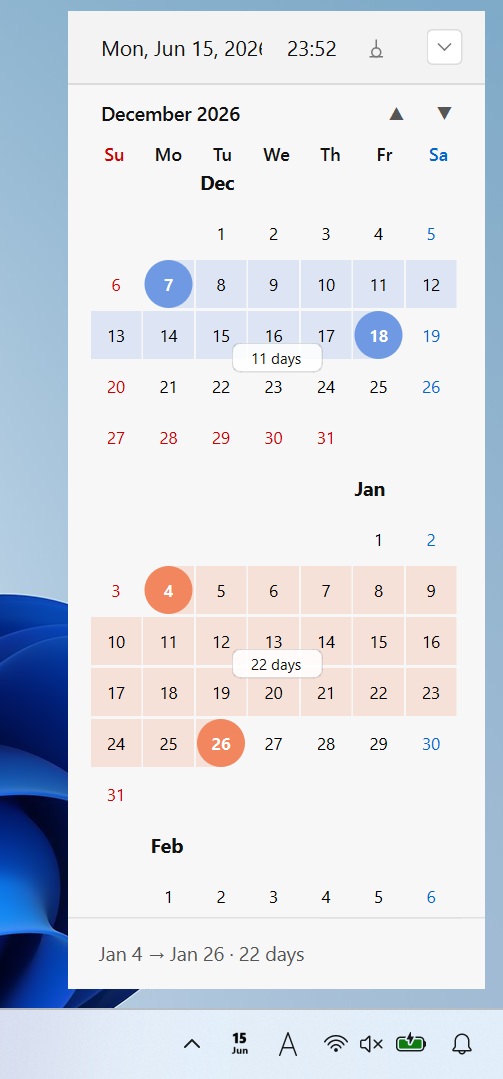 Compare Multiple Periods